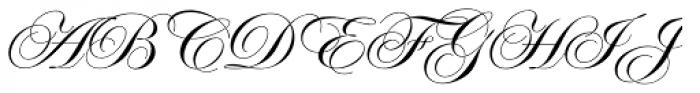 Edwardian Script Std Font UPPERCASE