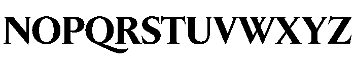 Edict Display Thin Bold Font UPPERCASE