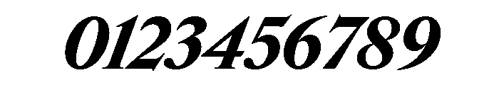 Edict Display Thin BoldItalic Font OTHER CHARS