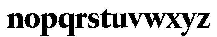 Edict Display Thin Bold Font LOWERCASE