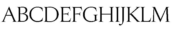 Edict Display Thin Light Font UPPERCASE