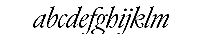 Edict Display Thin LightItalic FONT