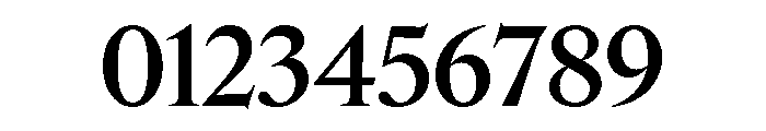 Edict Display Thin Medium Font OTHER CHARS