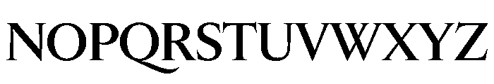 Edict Display Thin Medium Font UPPERCASE