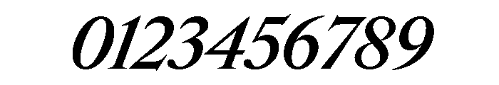 Edict Display Thin MediumItalic Font OTHER CHARS