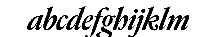 Edict Display Thin MediumItalic FONT