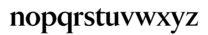 Edict Display Thin Medium Font LOWERCASE
