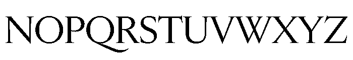 Edict Display Thin Regular Font UPPERCASE