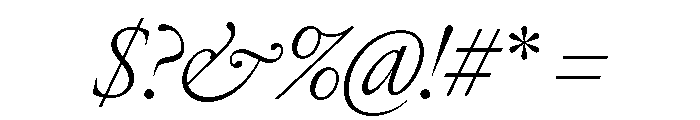 Edict Display Thin ThinItalic Font OTHER CHARS