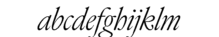 Edict Display Thin ThinItalic FONT
