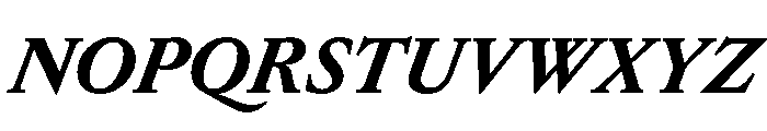 EdictText BoldItalic Font UPPERCASE