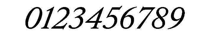 EdictText BookItalic Font OTHER CHARS
