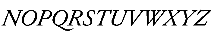 EdictText BookItalic Font UPPERCASE