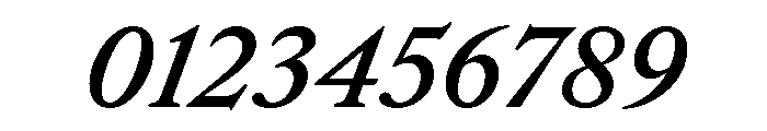 EdictText MediumItalic Font OTHER CHARS