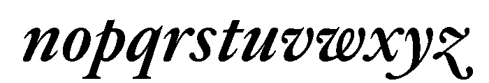 EdictText MediumItalic Font LOWERCASE