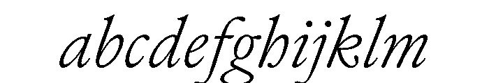 EdictText ThinItalic FONT