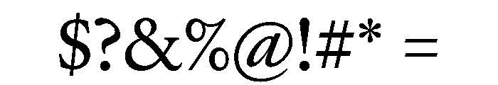 EdictTextBeta05 Book Font OTHER CHARS
