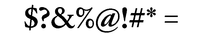 EdictTextBeta05 Medium Font OTHER CHARS