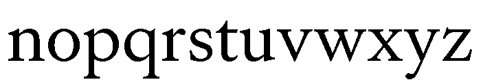 EdictTextBeta05 Regular Font LOWERCASE