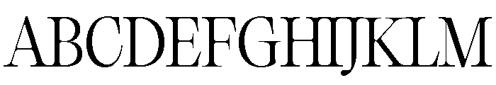 Editorial Old Light Font UPPERCASE