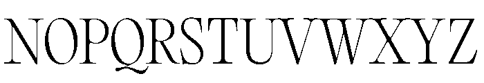 Editorial Old Ultralight Font UPPERCASE