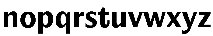 Editorial Sans Bold 2 Font LOWERCASE