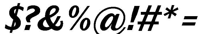Editorial Sans Bold Font OTHER CHARS