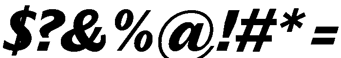Editorial Sans Heavy Font OTHER CHARS