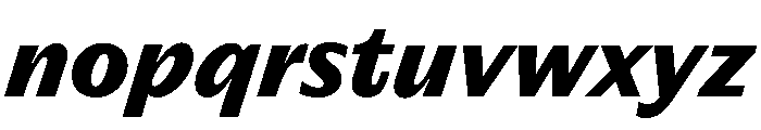 Editorial Sans Heavy Font LOWERCASE