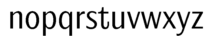 Editorial Sans Light 2 Font LOWERCASE