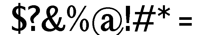Editorial Sans Medium 2 Font OTHER CHARS