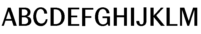 Editorial Sans Medium 2 Font UPPERCASE