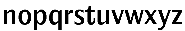 Editorial Sans Medium 2 Font LOWERCASE