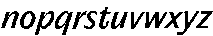 Editorial Sans Medium Font LOWERCASE
