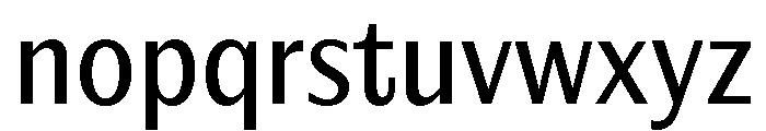 Editorial Sans Regular Font LOWERCASE