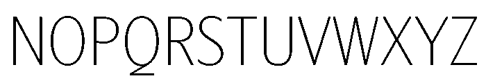 Editorial Sans Thin 2 Font UPPERCASE