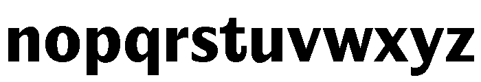 Editorial Sans Ultrabold 2 Font LOWERCASE