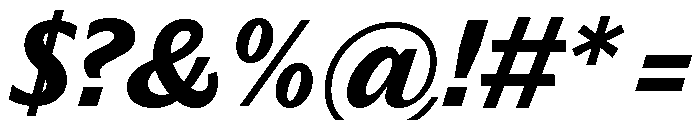 Editorial Sans Ultrabold Font OTHER CHARS