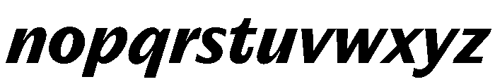 Editorial Sans Ultrabold Font LOWERCASE