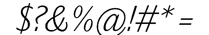 Editorial Sans Ultralight Font OTHER CHARS