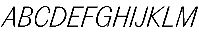 Editorial Sans Ultralight Font UPPERCASE