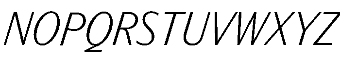 Editorial Sans Ultralight Font UPPERCASE