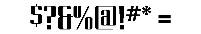 Eden Bold Font OTHER CHARS