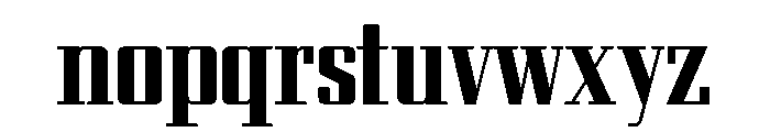 Eden Bold Font LOWERCASE