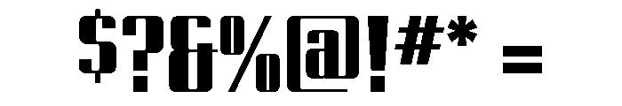 Eden Extra Bold Font OTHER CHARS