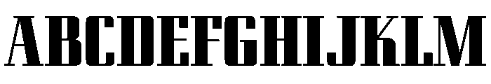 Eden Extra Bold Font UPPERCASE