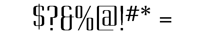 Eden Light Font OTHER CHARS