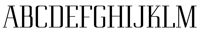 Eden Light Font UPPERCASE