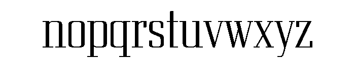Eden Light Font LOWERCASE