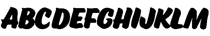 Ed's Market Brush Bold Slant FONT